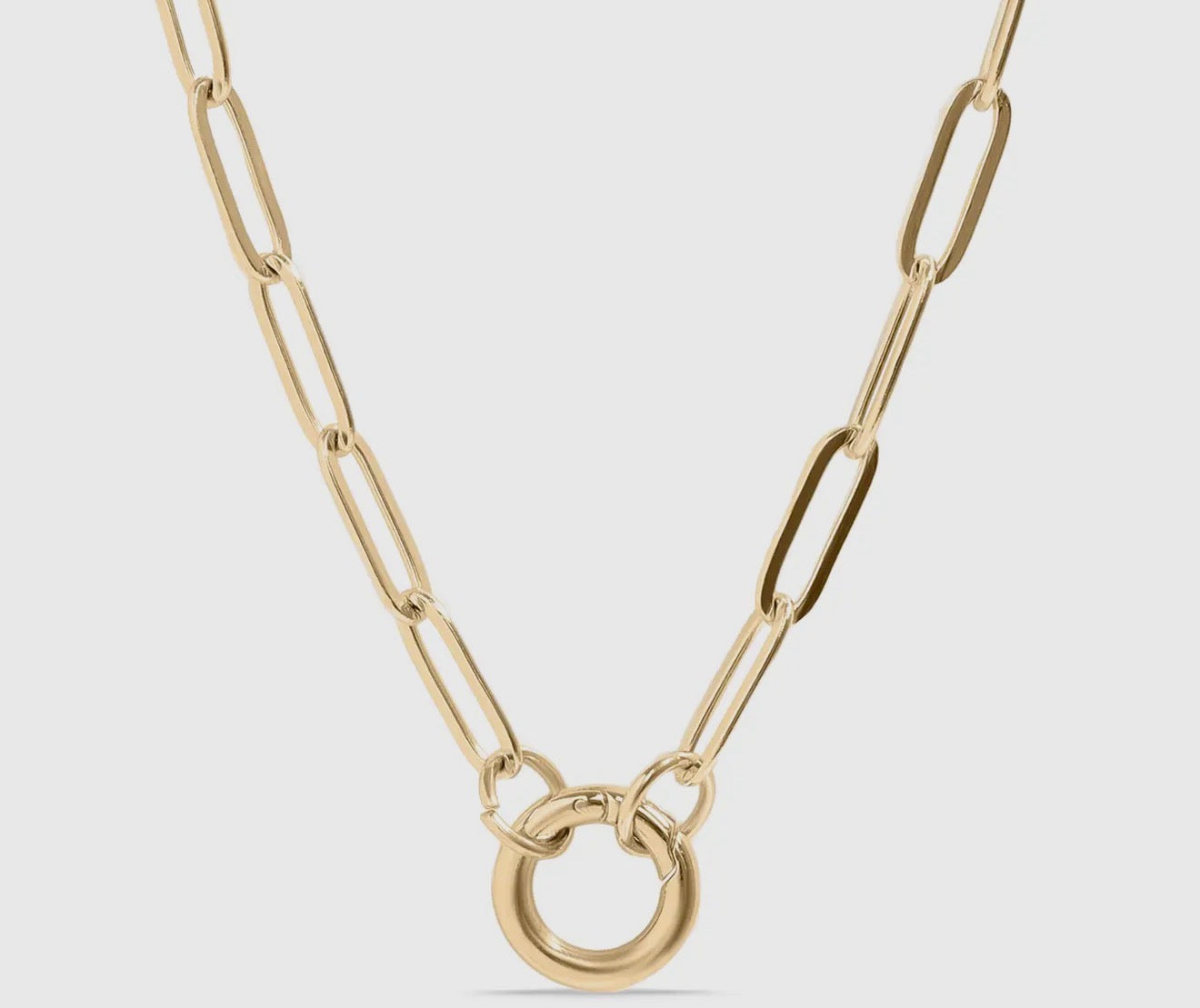 Paperclip Carabiner Chain