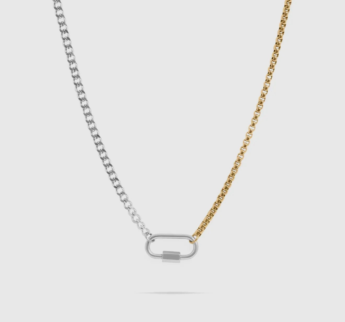 Mixed Metal Carabiner Chain