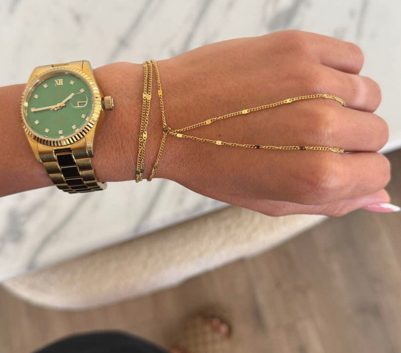 Golden Hour Hand Chain