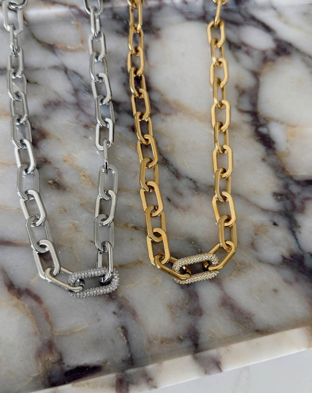 Sparkle Linked Necklace